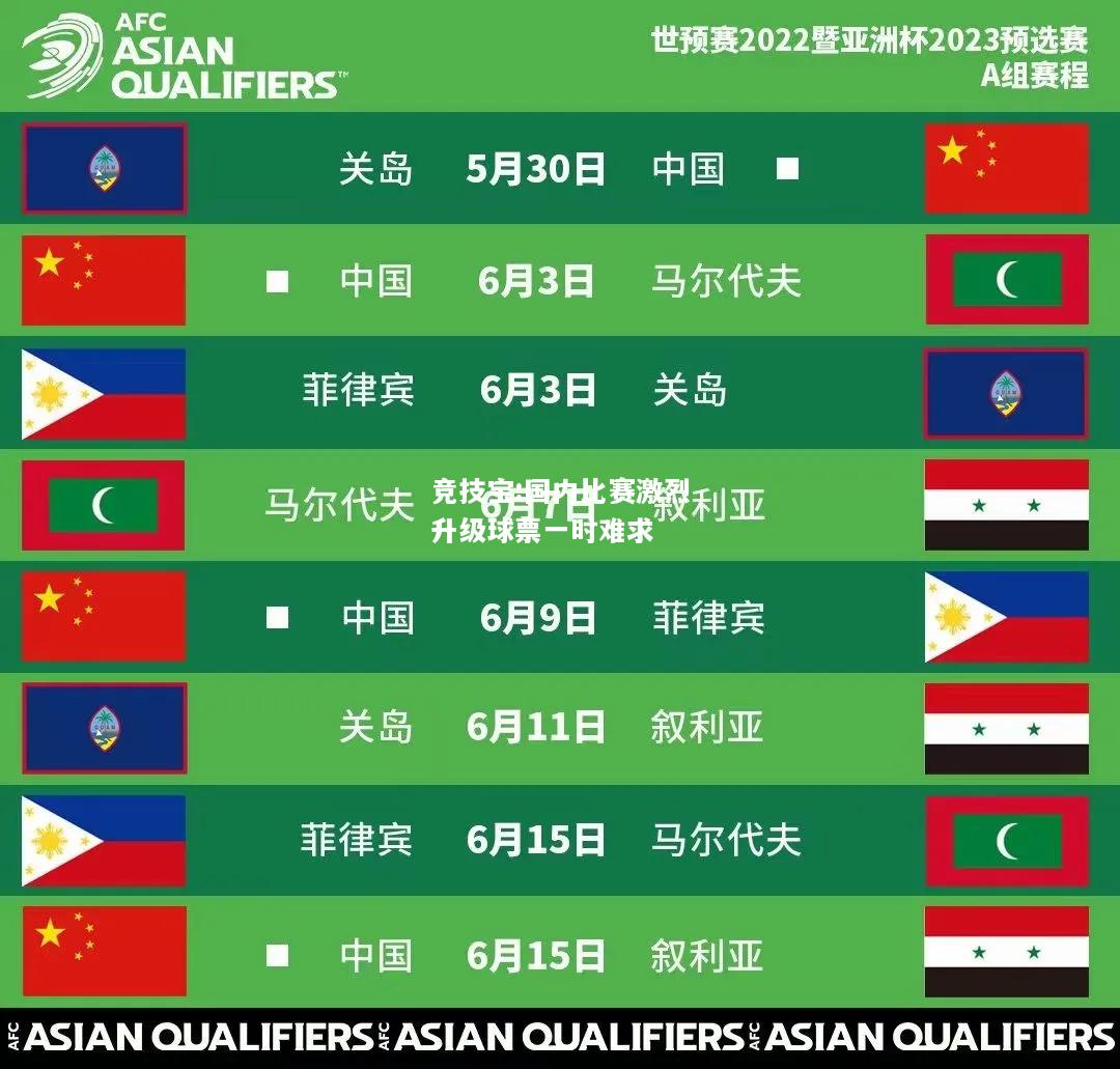 竞技宝:国内比赛激烈升级球票一时难求